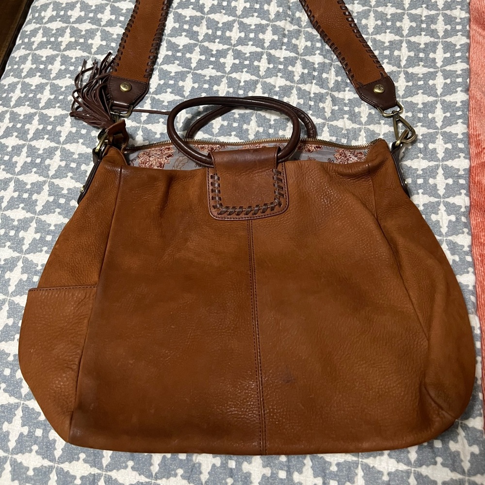 Hobo Bag Large Suede Satchel